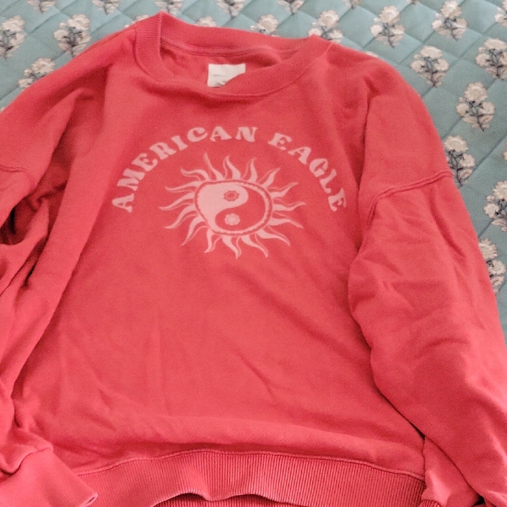 American Eagle Coral Sweatshirt